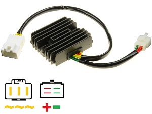 CARR691AP Aprilia Tuono RSV4 MOSFET Voltage regulator rectifier (SH579JA, SH579JB, B043488) CARR691AP Aprilia Tuono RSV4 MOSFET Voltage regulator rectifier (SH579JA, SH579JB, B043488)