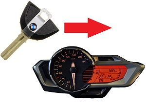 BMW C600 C650 G310 1x chip key programming → Dashboard cluster BMW C600 C650 G310 1x chip key programming → Dashboard cluster