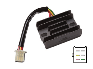 CARR2671 - Honda Voltage regulator rectifier 31600-MC4-000 / 31600-KG0-000 CARR2671 - Honda Voltage regulator rectifier 31600-MC4-000 / 31600-KG0-000