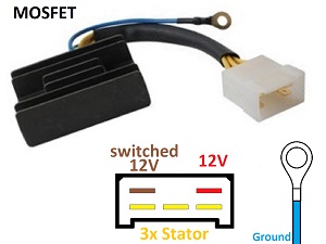 CARR8254 Aprilia 125 150 200 250 600 650 MOSFET Voltage regulator rectifier CARR8254 Aprilia 125 150 200 250 600 650 MOSFET Voltage regulator rectifier