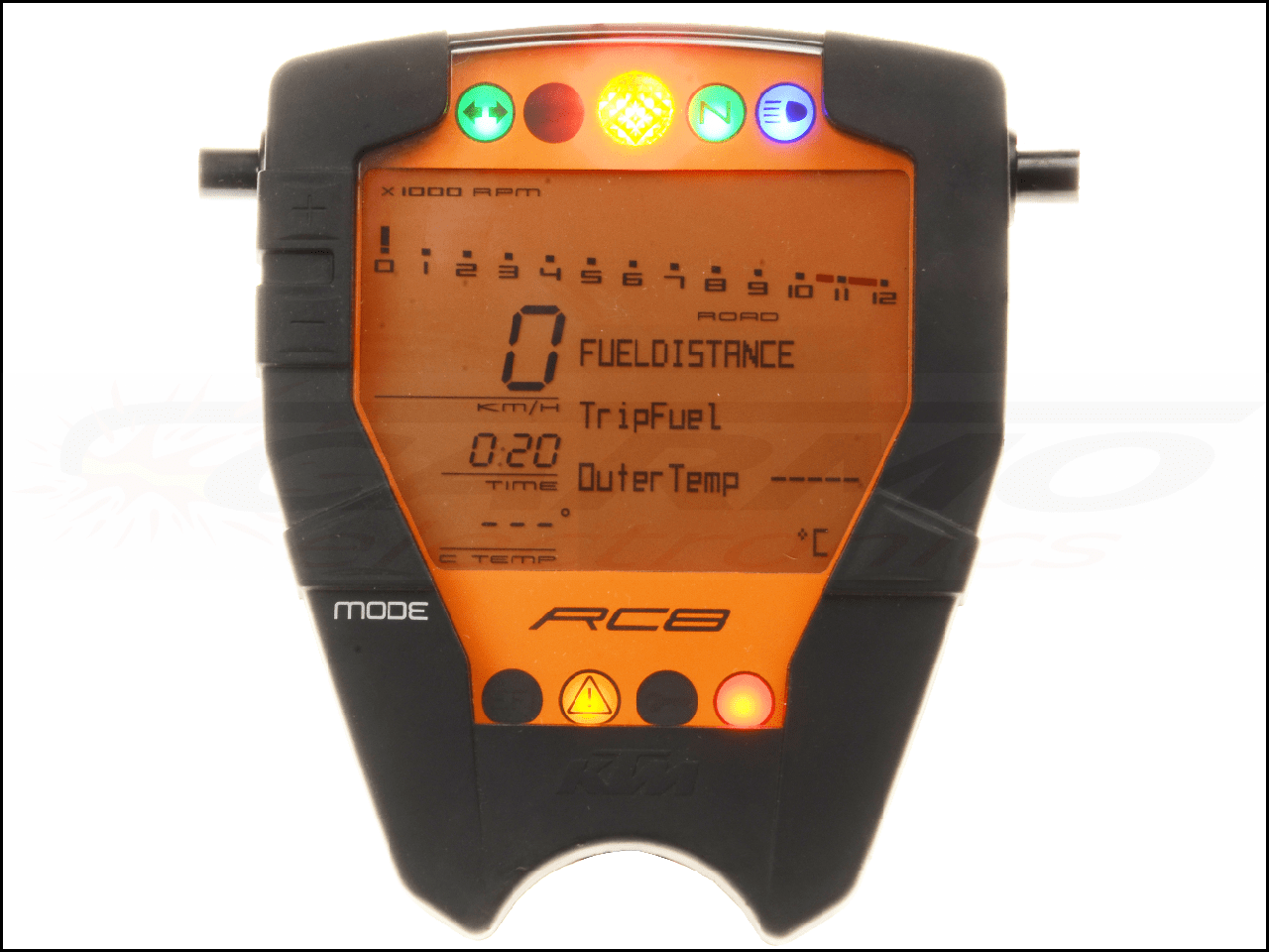 KTM 1190 RC8 Dashboard