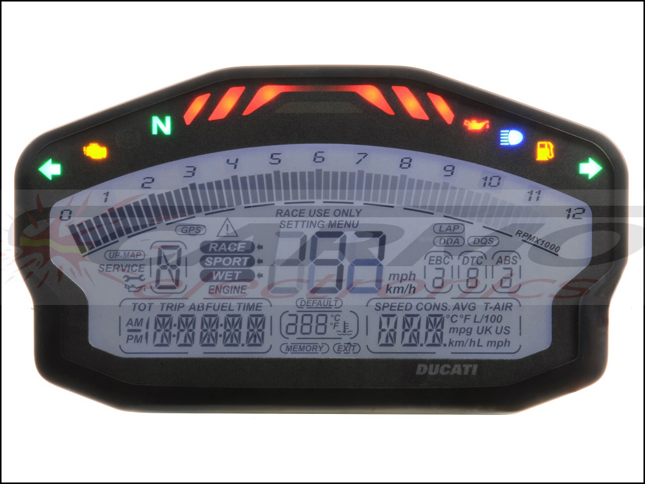 Ducati 899 Panigale Dashboard