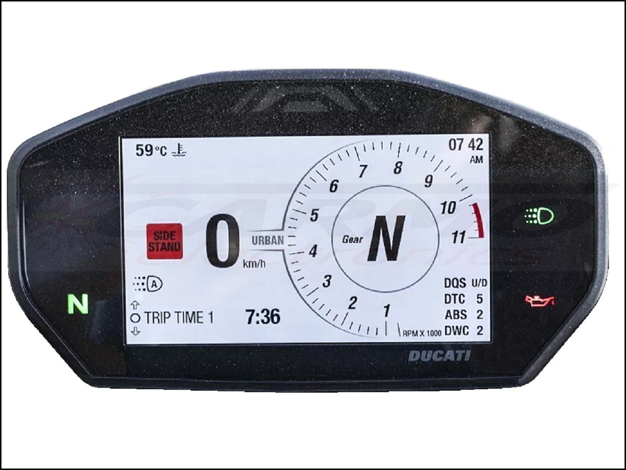 Ducati Hypermotard 950 Dashboard