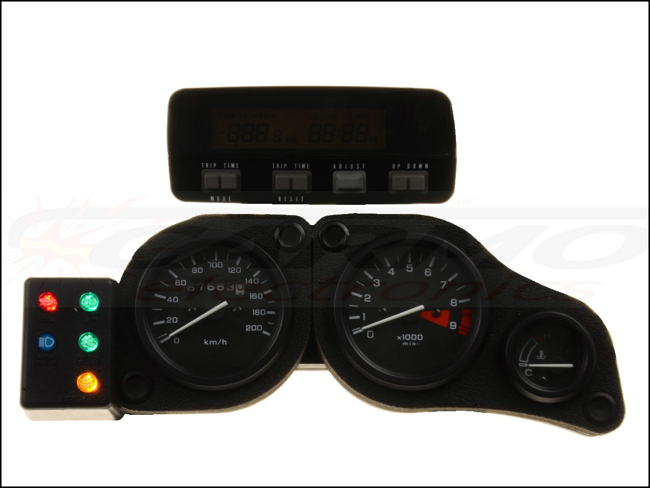 Honda XRV750 Africa Twin (tripmaster) Dashboard