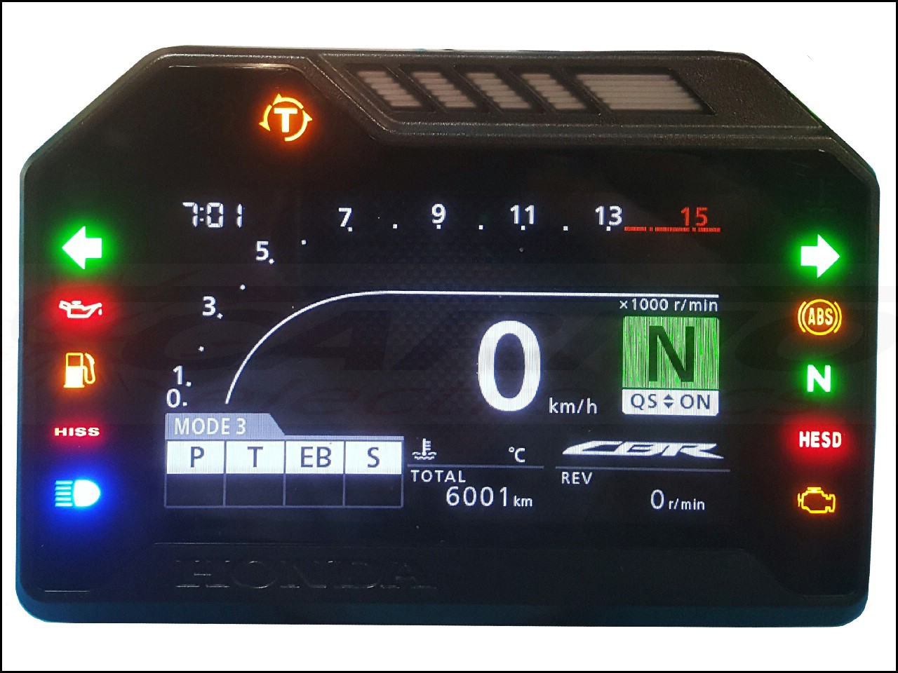 Honda CBR1000RR Fireblade SP1 Dashboard