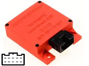 Kawasaki EX400 EN450 Gpz400s 450 LTD 454 LTD igniter ignition module CDI TCI Box (21119-1163, 21119-1219) Kawasaki EX400 EN450 Gpz400s 450 LTD 454 LTD igniter ignition module CDI TCI Box (21119-1163, 21119-1219)
