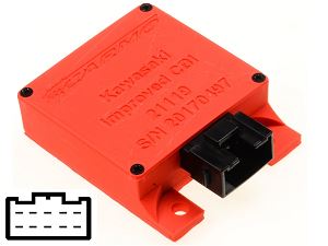 Kawasaki GPz750 GT750 ZX750 igniter ignition module CDI TCI Box (21119-1069) Kawasaki GPz750 GT750 ZX750 igniter ignition module CDI TCI Box (21119-1069)