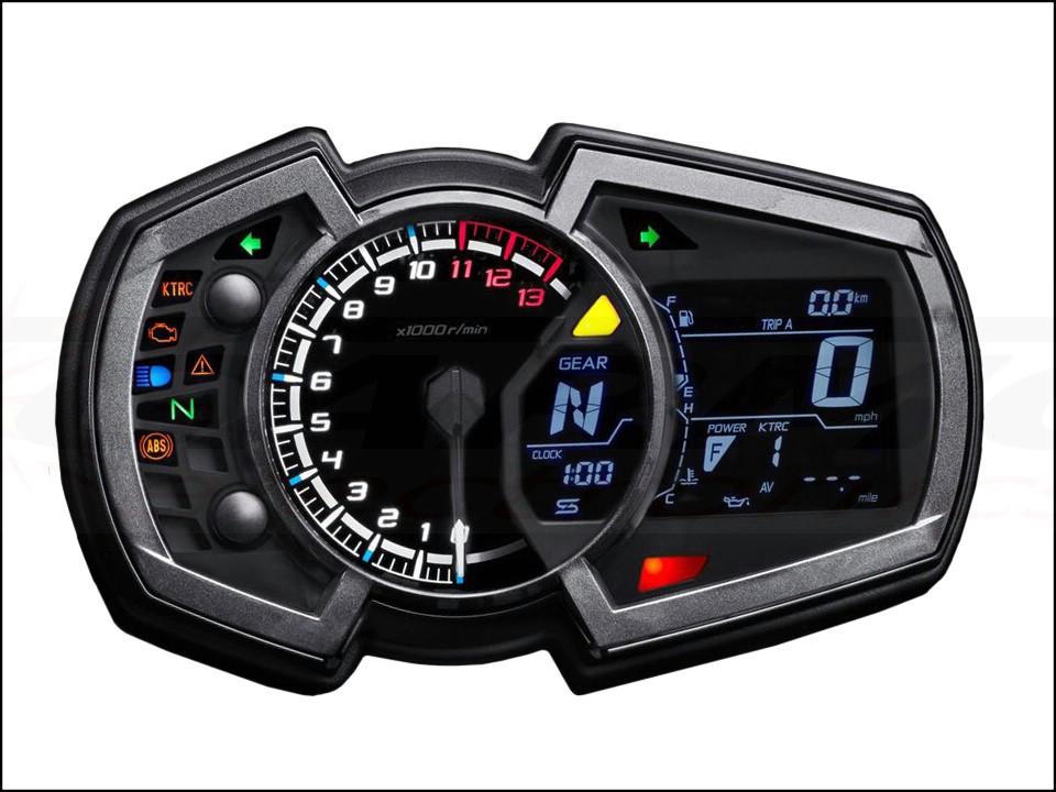Kawasaki Z1000SX Dashboard