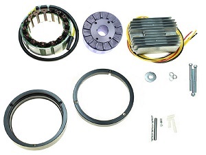 Moto Guzzi 1975-1992 BMW 1970-1976 Improved Bosch Alternator Replacement Kit - 105mm (400W) Moto Guzzi 1975-1992 BMW 1970-1976 Improved Bosch Alternator Replacement Kit - 105mm (400W)