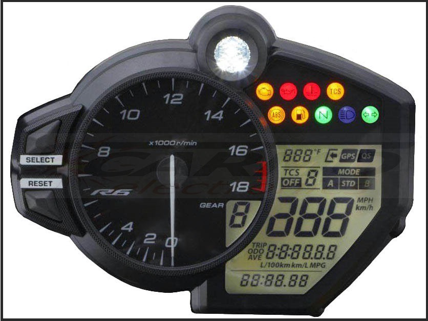 Yamaha YZF-R6 RJ27 Dashboard (>2017)