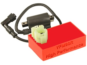 Improved Yamaha YFM90R YFM90 Raptor CDI TCI box brain more power no rev limiter 2016-2023 Improved Yamaha YFM90R YFM90 Raptor CDI TCI box brain more power no rev limiter 2016-2023