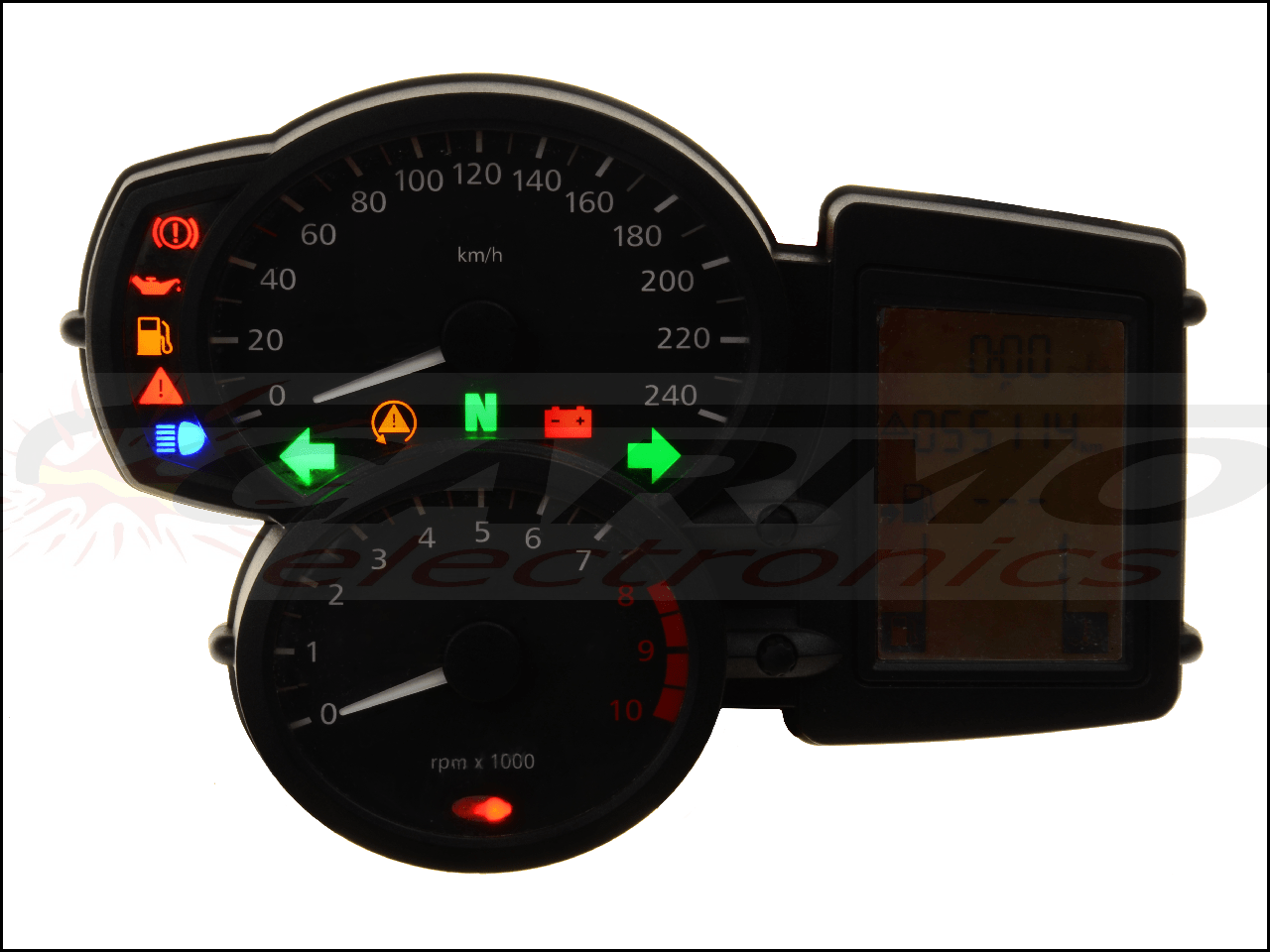 BMW F800 F800GS F800R F800S F800ST (K72) 62118520033, 62118520034, 62117729485, 62117729486 Dashboard