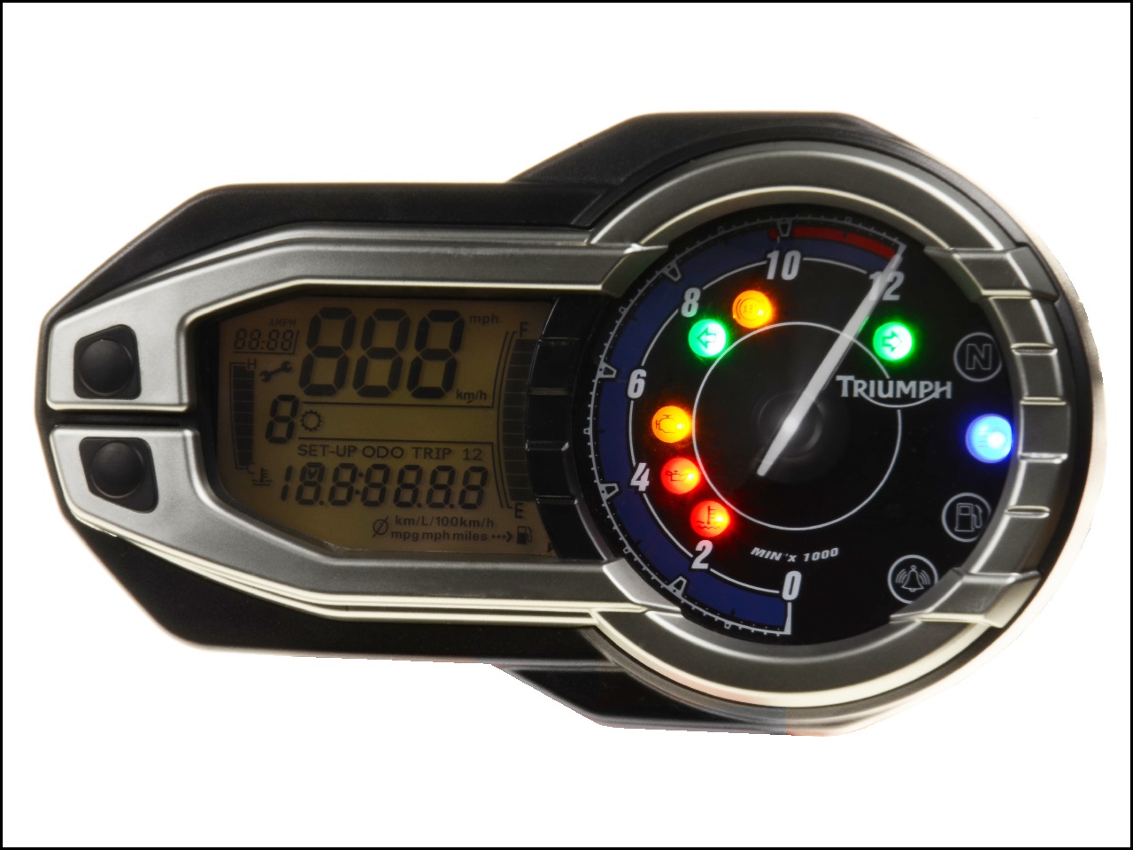 Triumph Tiger 1200, Tiger 1200 Explorer Dashboard