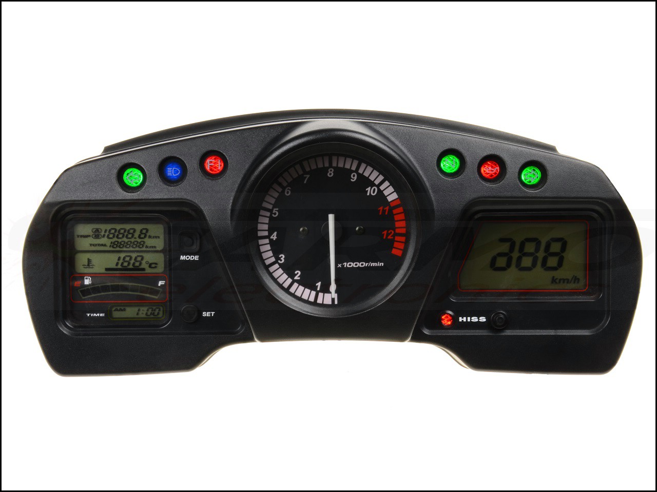 Honda CBR1100XX Super Blackbird Dashboard