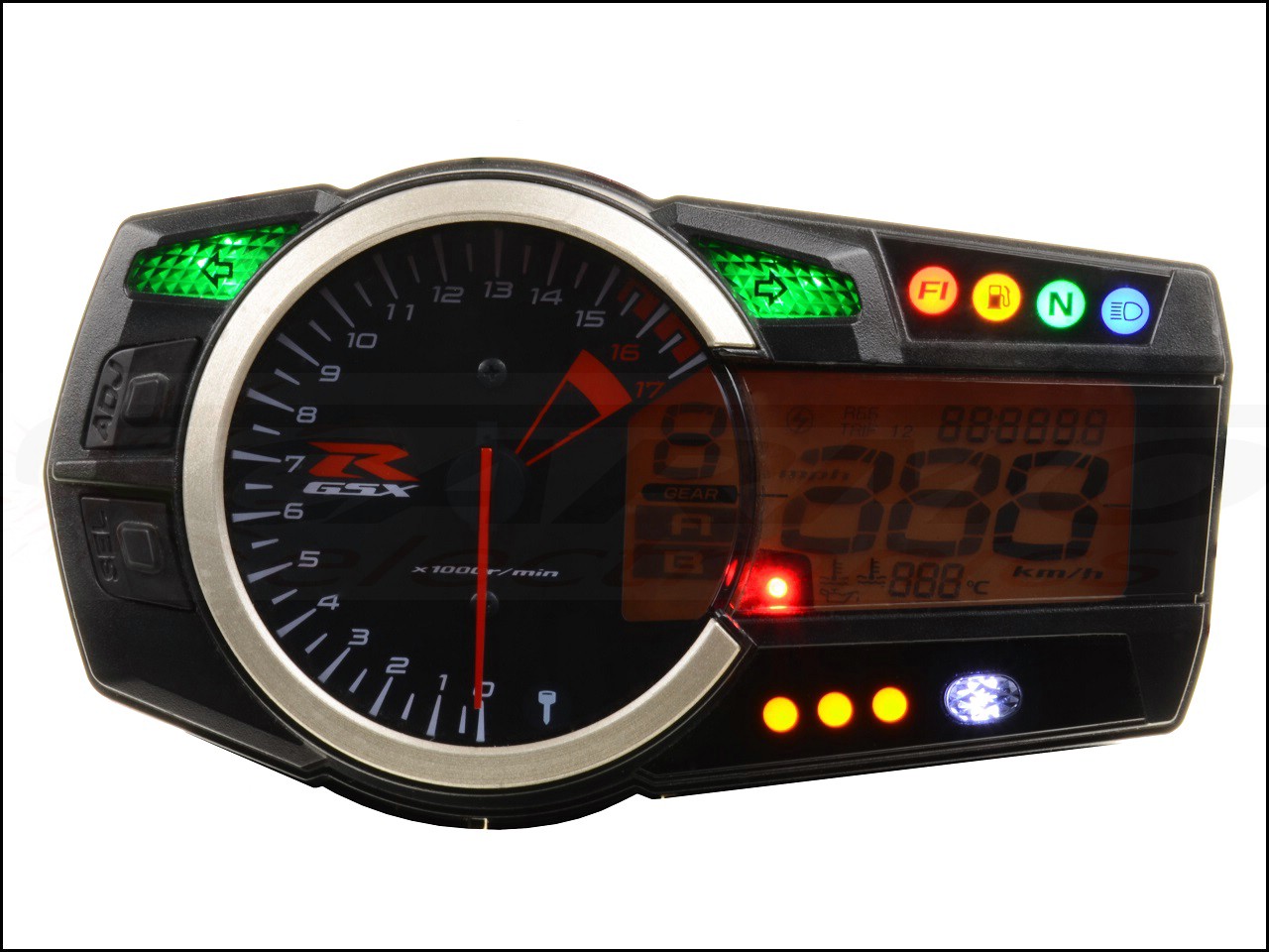 Suzuki GSXR600 Dashboard (2011-2012)