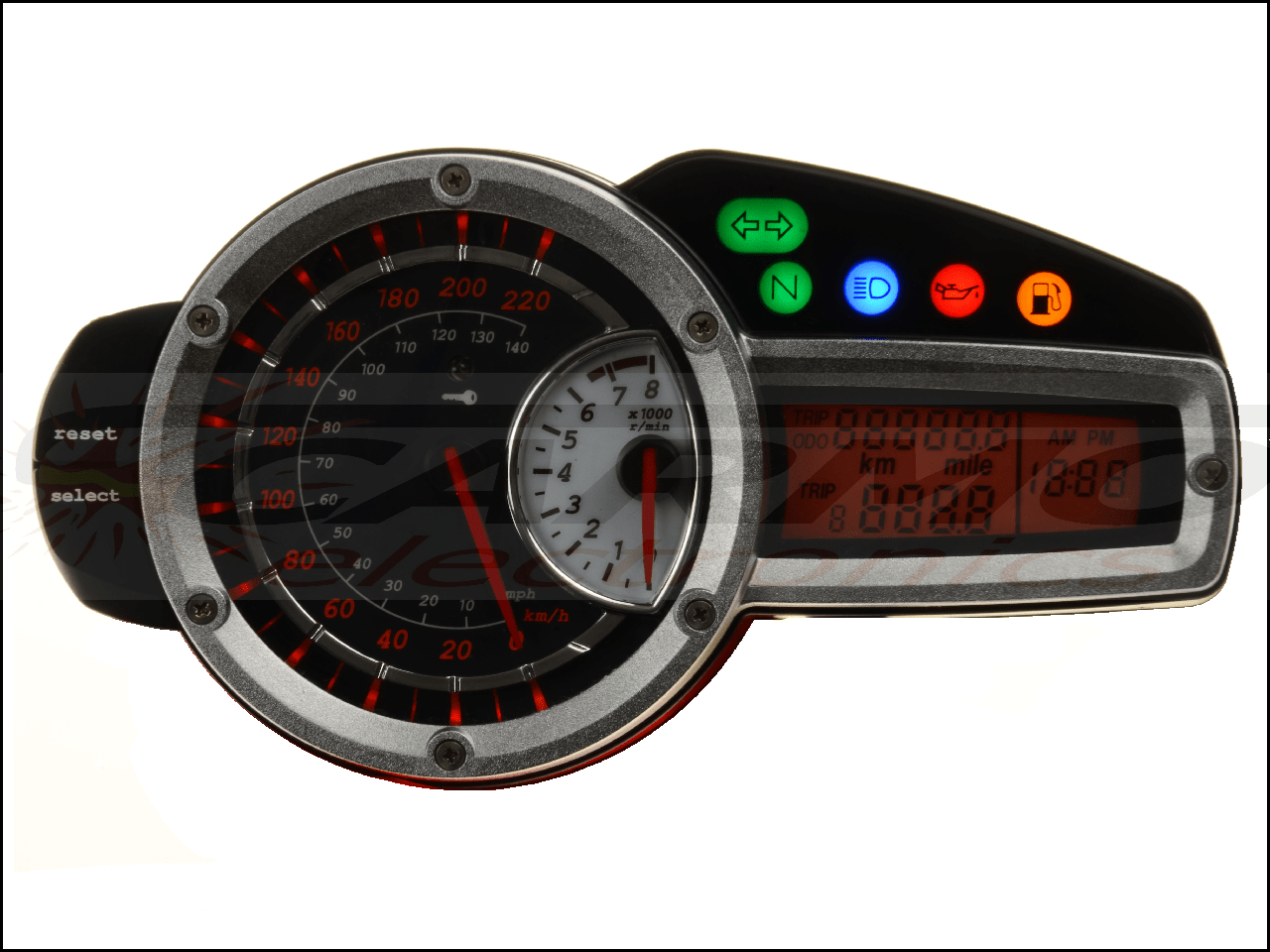 Yamaha BT1100 Bulldog Dashboard (2005-2008)