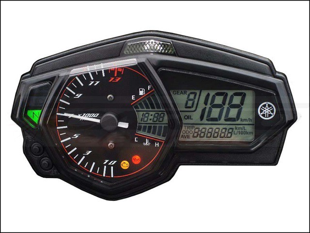 Yamaha MT03 MT-03 FZ03 FZ-03 Dashboard