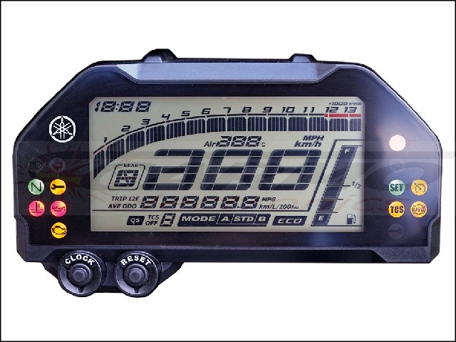 Yamaha MT10 MT-10 FZ10 FZ-10 Dashboard