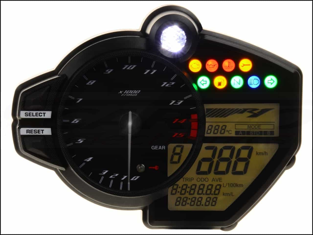 Yamaha YZF-R1 Dashboard (2009-2014)