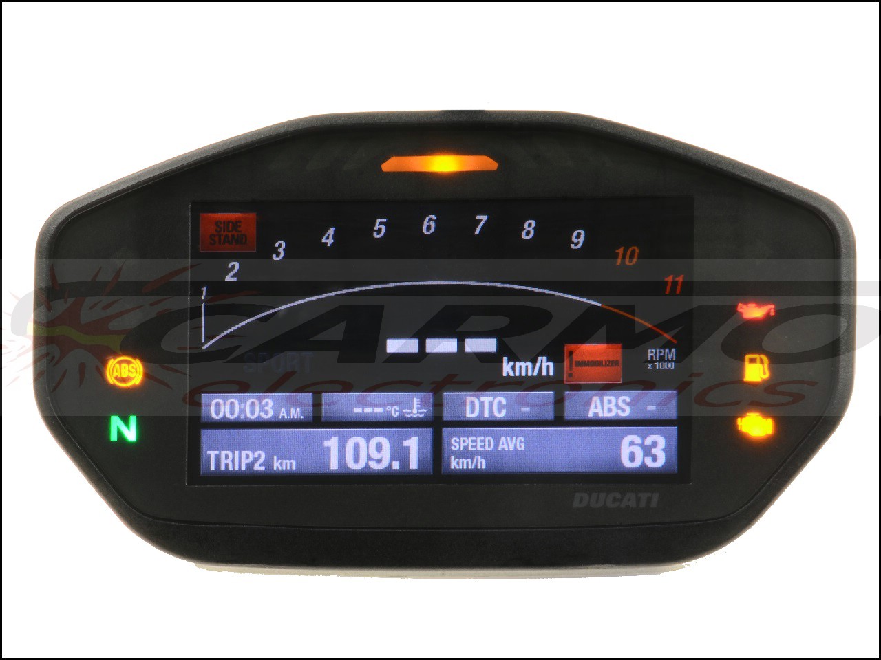 Ducati Monster 1200 Dashboard