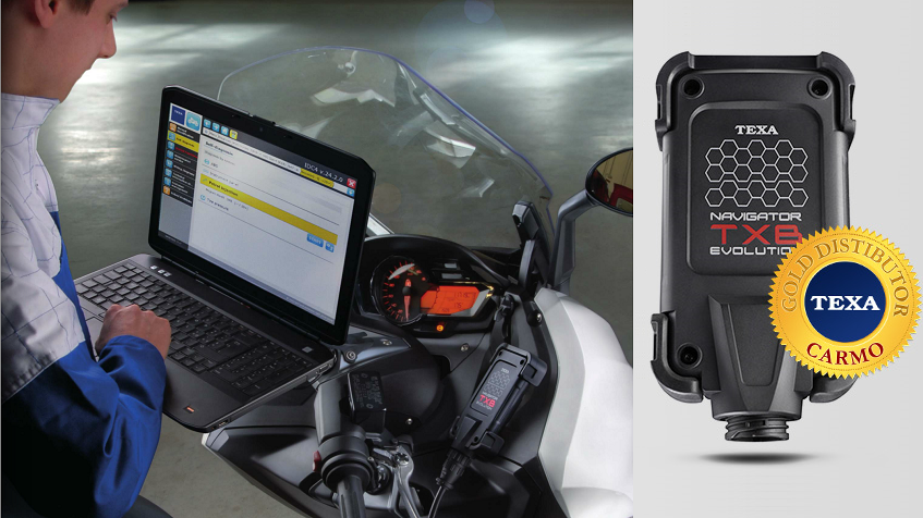 Texa navigator diagnose apparatuur motorfiets